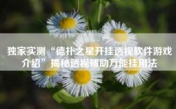 独家实测“德扑之星开挂透视软件游戏介绍”揭秘透视辅助万能挂用法