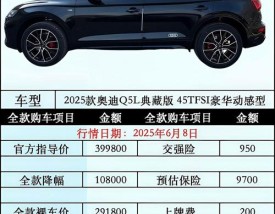 奥迪q5l价格多少,奥迪Q5L价格多少人民币