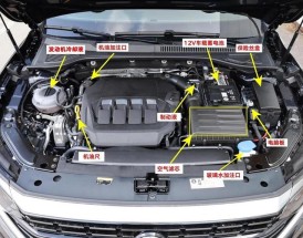 引擎盖内部零件图解,引擎盖位置图