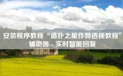 安装程序教程“德扑之星作弊透视教程”辅助器 - 实时智能回复