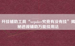 开挂辅助工具“wepoker究竟有没有挂”揭秘透视辅助万能挂用法