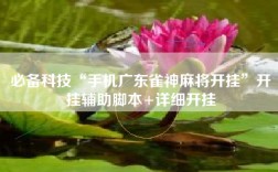 必备科技“手机广东雀神麻将开挂”开挂辅助脚本+详细开挂