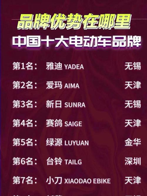 电动车哪个牌子好质量好(电动车哪个牌子质量好又实惠)