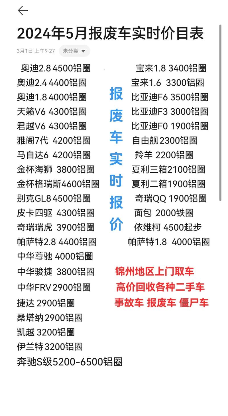 车辆报废标准给多少钱/车辆报废价格标准